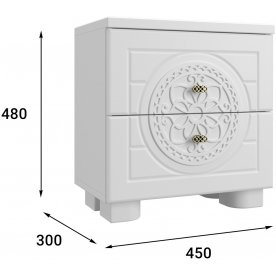 Прикроватная тумба Монблан МБ-38К