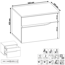 Прикроватная тумба Муссон