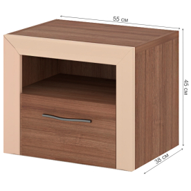 Прикроватная тумба Нобиле ТбКр ШКо
