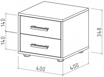 Прикроватная тумба Остин-1