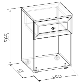 Прикроватная тумба Sherlock 64