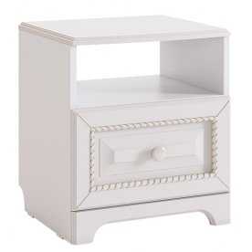 Тумба прикроватная Белла белый / джелато софт