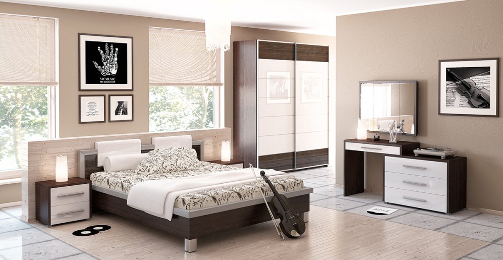 Спальня Николь (комплектация 3)