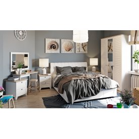 Спальня Ривьера белая (комплектация 3)