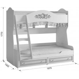 Комплект детской мебели Алиса комплектация 3