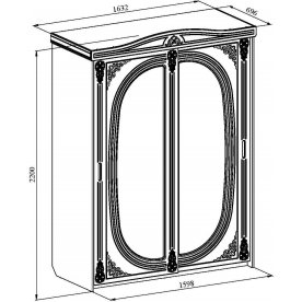 Спальный гарнитур Ассоль комплектация 5