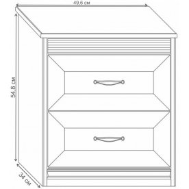 Спальный гарнитур Бирель комплектация 3