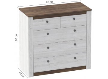 Спальный гарнитур Даллас комплектация 1