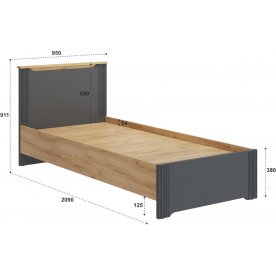 Спальный гарнитур Эмилия комплектация 2