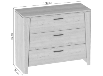 Спальный гарнитур Мальта комплектация 1