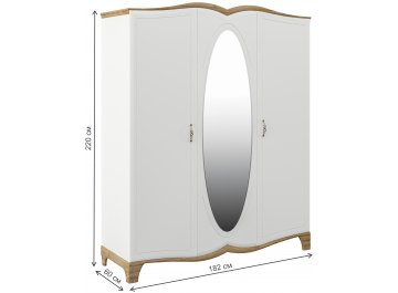 Спальный гарнитур Тиффани-New комплектация 2