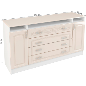 Спальный гарнитур Венеция комплектация 1