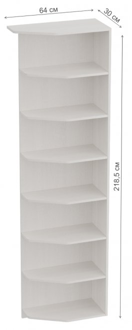 Стеллаж Элана бодега белая