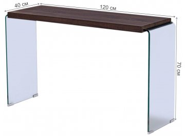 Консольный столик Энит коричневый