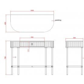 Консольный столик KFG165