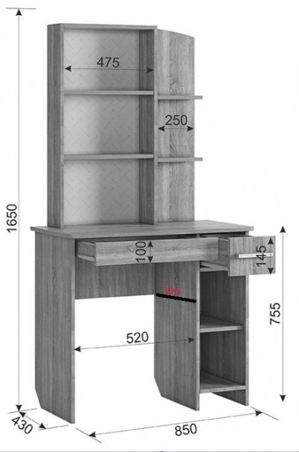 Трюмо Виктория-1