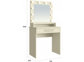 Туалетный столик Ассоль Лайт ТСН-4
