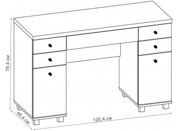 Туалетный столик Пион-4 ТС.007.1200-01
