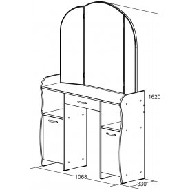 Туалетный столик София Т2
