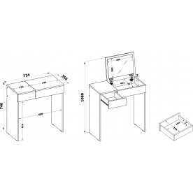 Туалетный столик СП-22