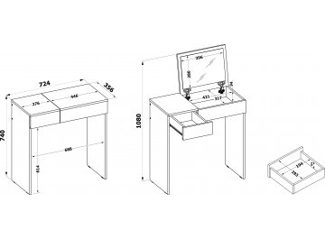 Туалетный столик СП-22