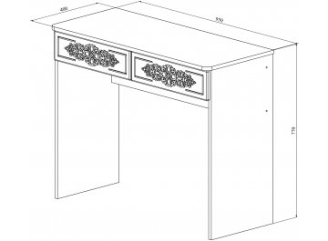 Туалетный столик ТС-25