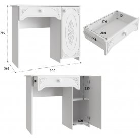 Туалетный столик ТСН-6-СО-40