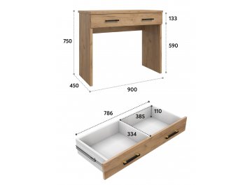 Туалетный столик Виктория ВИ-1851