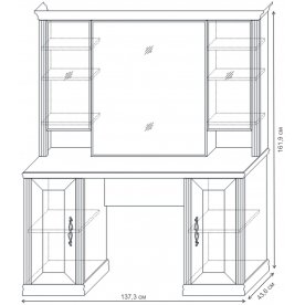 Туалетный столик Виланд