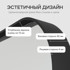 Настенное зеркало Kuvino