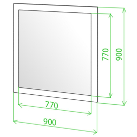 Зеркало Той 90 Ш