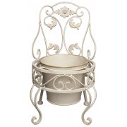 белый с золотой патиной