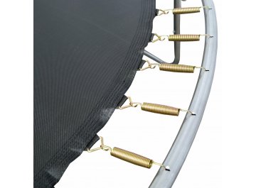 Батут с защитной сеткой AL-out180-green