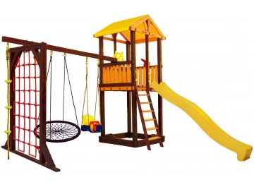 Детская спортивная площадка для улицы Pitigliano-9 паутина качели