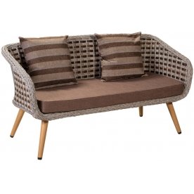 Диван из ротанга Кюрасао