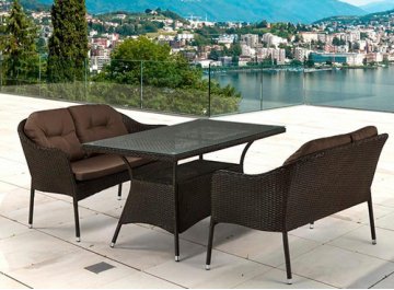 Комплект для отдыха из ротанга T198A/S54A-W53