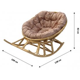 Кресло-качалка Папасан Харли