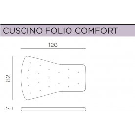 Кресло-качалка пластиковое с подушкой Folio агава / бежевый