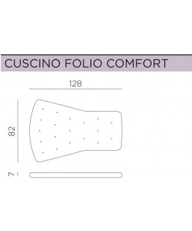 Кресло-качалка пластиковое с подушкой Folio табак / серый