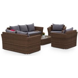 Диван из ротанга Пакора