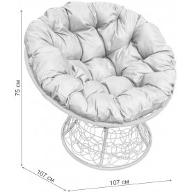 Комплект для отдыха из ротанга Мамасан Папасан
