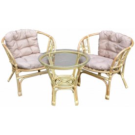 Кофейный комплект из ротанга Багамы Мини