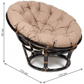 Кресло из ротанга Папасан