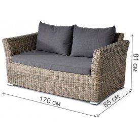 Комплект для отдыха из ротанга Брейх