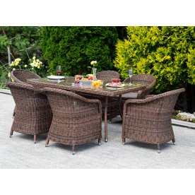 Обеденный комплект из ротанга Стрим