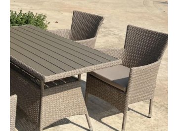 Обеденный комплект из ротанга AM-196/T196