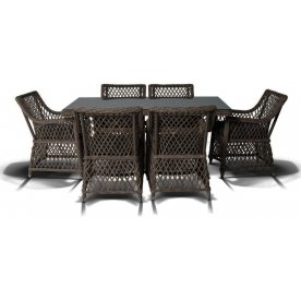 Обеденный комплект из ротанга Мила