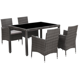 Обеденный комплект из ротанга Нестор