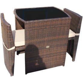 Обеденный комплект из ротанга Рондо