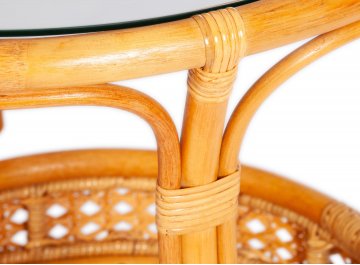 Обеденный комплект из ротанга Pelangi 02/15